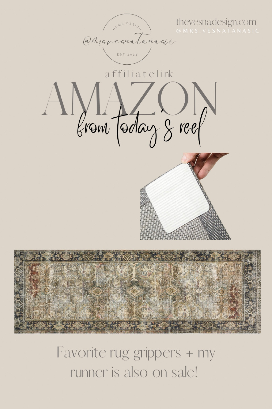 Favorite rug grippers + my runner is on sale! 

Runner, rug, loloi, layla rug, layla loloi, amazon home, amazon find, home hack, rug gripper, carpet tape, carpet, rug, area rug, living room, home, 

#LTKunder50 #LTKstyletip #LTKhome