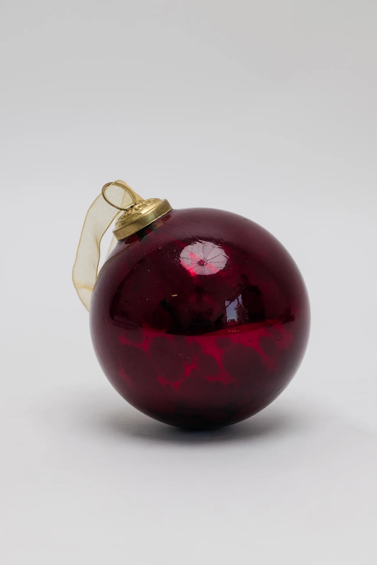 Mercury Glass Ornament - Red | THELIFESTYLEDCO