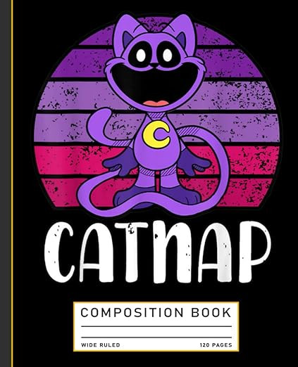 Hi CatNap Lover Funny Cat Cats Composition Book      Paperback – November 1, 2024 | Amazon (US)