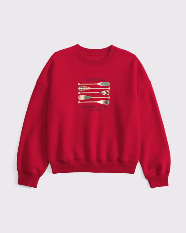 Lake Placid Sunday Crew Sweatshirt | Abercrombie & Fitch (US)