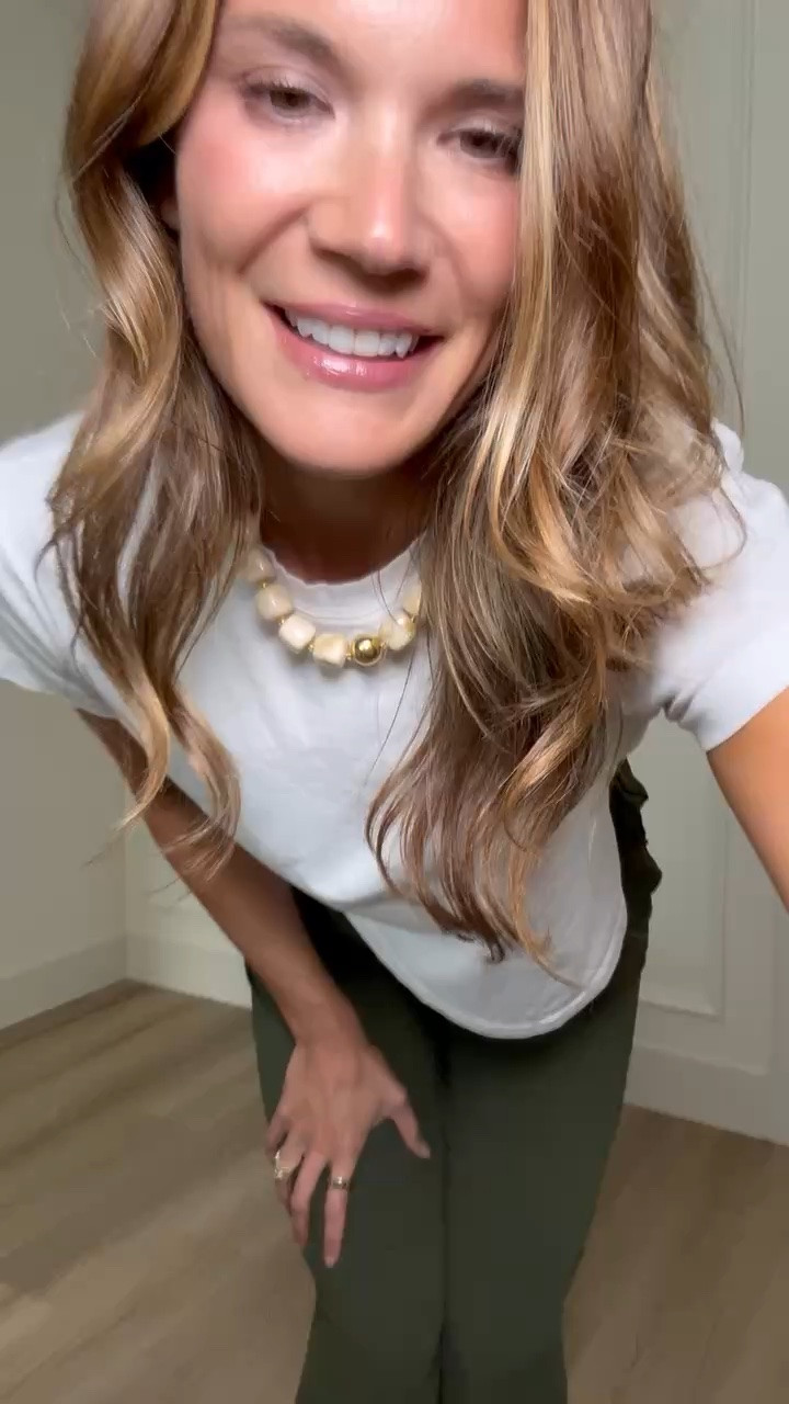 These wide-leg pants are the definition of comfortable without looking sloppy. The soft, drapey fabric moves beautifully, the relaxed fit is flattering, and they’re wrinkle resistant, making them perfect for travel, work-from-home days, or everyday errands. I love this olive color paired with a simple white tee.

Size L extra tall

Wide leg pants, olive pants, wrinkle resistant pants, travel outfit, casual outfit, comfortable pants, Amazon fashion, everyday basics, elevated casual style, lounge to street style, tall girl fashion, StangandCo

#LTKootd #LTKTall #LTKSeasonal