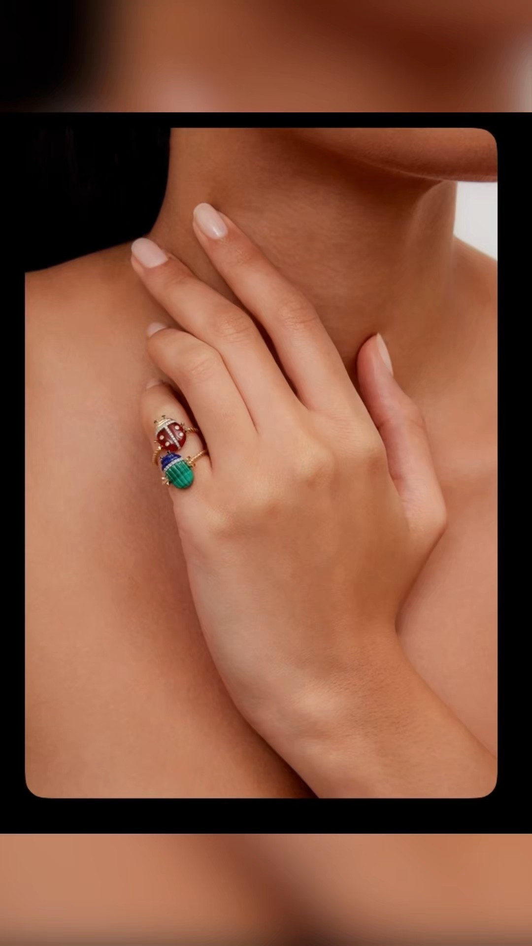 The Silvia Furmanovich Amazonite Scarab Ring is a handcrafted statement piece blending Brazilian artistry with symbolic design. A carved amazonite gemstone framed in ceramic and gold creates a bold, emerald-toned accessory perfect for quiet luxury lovers. Shop this Latin American fine jewelry piece through my LTK collection.

#LTKTravel #LTKHoliday #LTKBeauty