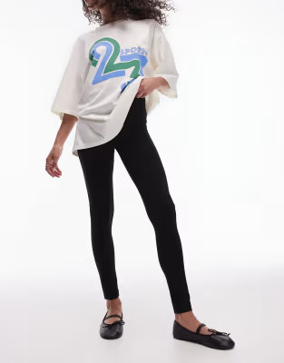 Topshop basic ankle length legging in black | ASOS (Global)