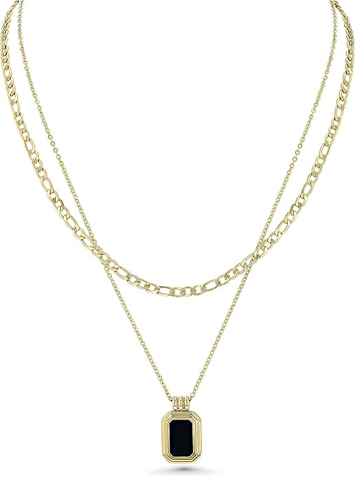 Gold Necklace, Layered Gold Necklaces For Women, Gold Chain Necklace Women, Necklaces For Teen Gi... | Amazon (US)