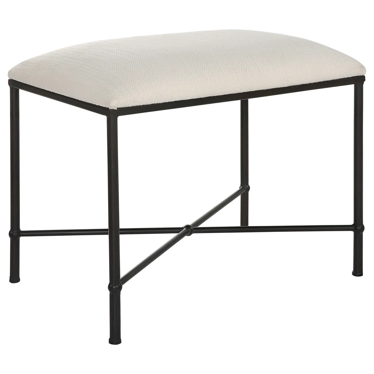 Avenham Small Bench, Black | Perigold