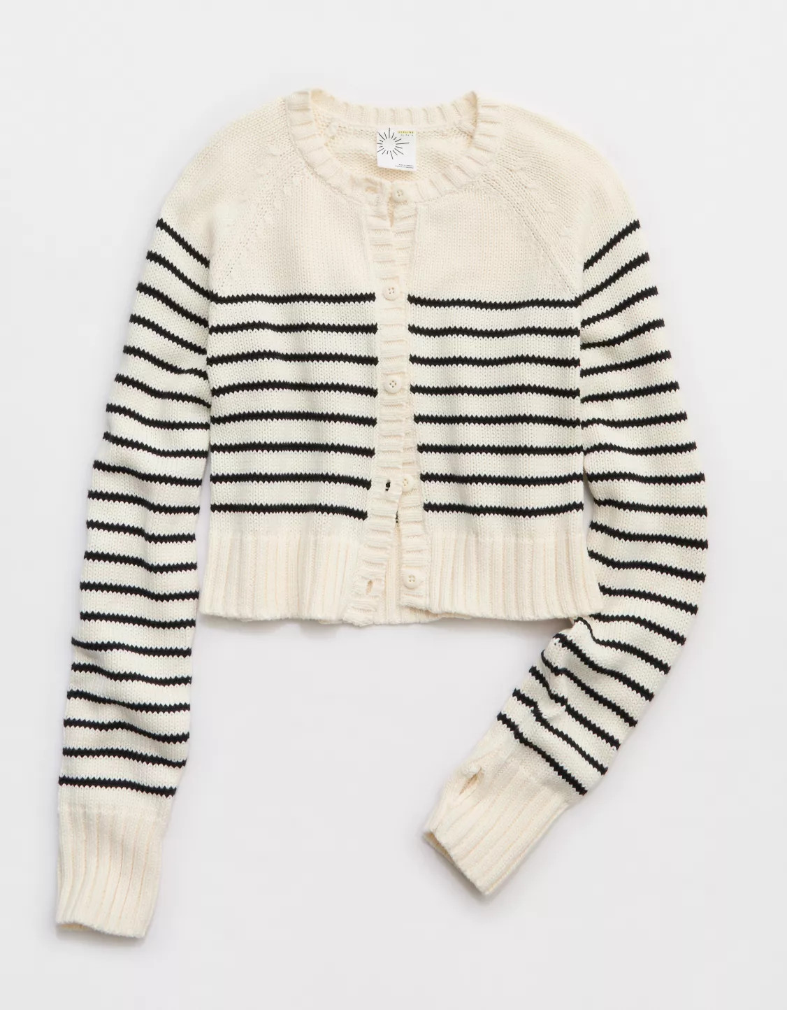 OFFLINE By Aerie Striped Cardigan Sweater | Aerie