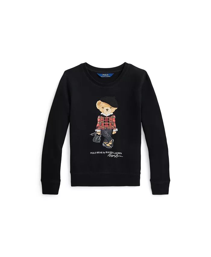 Big Girls Polo Bear Fleece Sweatshirt | Macy's
