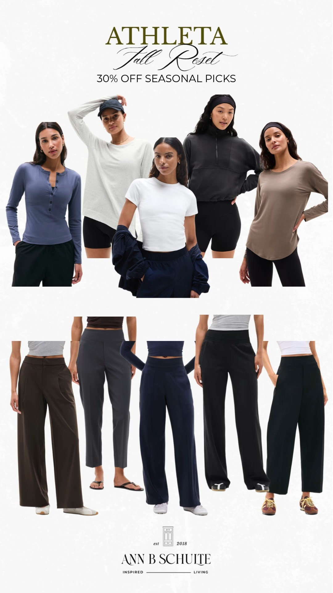 The Athleta Fall Reset is here with 30% off seasonal picks, making it a great time to refresh those everyday activewear staples. Think cozy layers, polished basics, and comfortable pants that can take you from workouts to weekend plans. The mix of neutral tones and rich fall shades makes these pieces especially easy to style. These are the kind of versatile essentials that keep up with busy days while still looking put together. A fresh fall wardrobe reset never looked so comfortable. 🍂🤎✨

#Athleta #AthletaSale #AthletaFall #FallActivewear #FallFashion #AthleisureStyle #Activewear #FallWardrobe 

 #LTKootd #LTKActive #LTKSaleAlert