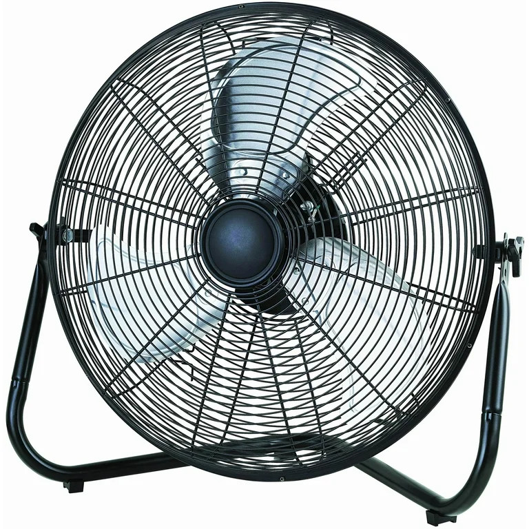 Mainstays New 20 inch 3-Speed High Velocity Steel Floor Fan, Black | Walmart (US)