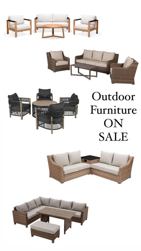 Outdoor furniture from Walmart ON SALE!! Patio furniture, outdoor furniture, Walmart 

#LTKSeasonal #LTKSaleAlert #LTKStyleTip