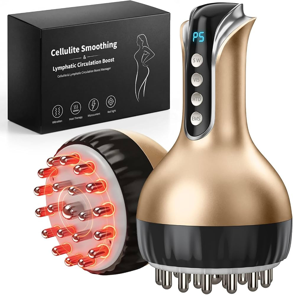 Lymphatic Drainage Massager & Anti-Cellulite Massage Tool, Body Sculpting Device for Legs, Arms &... | Amazon (US)