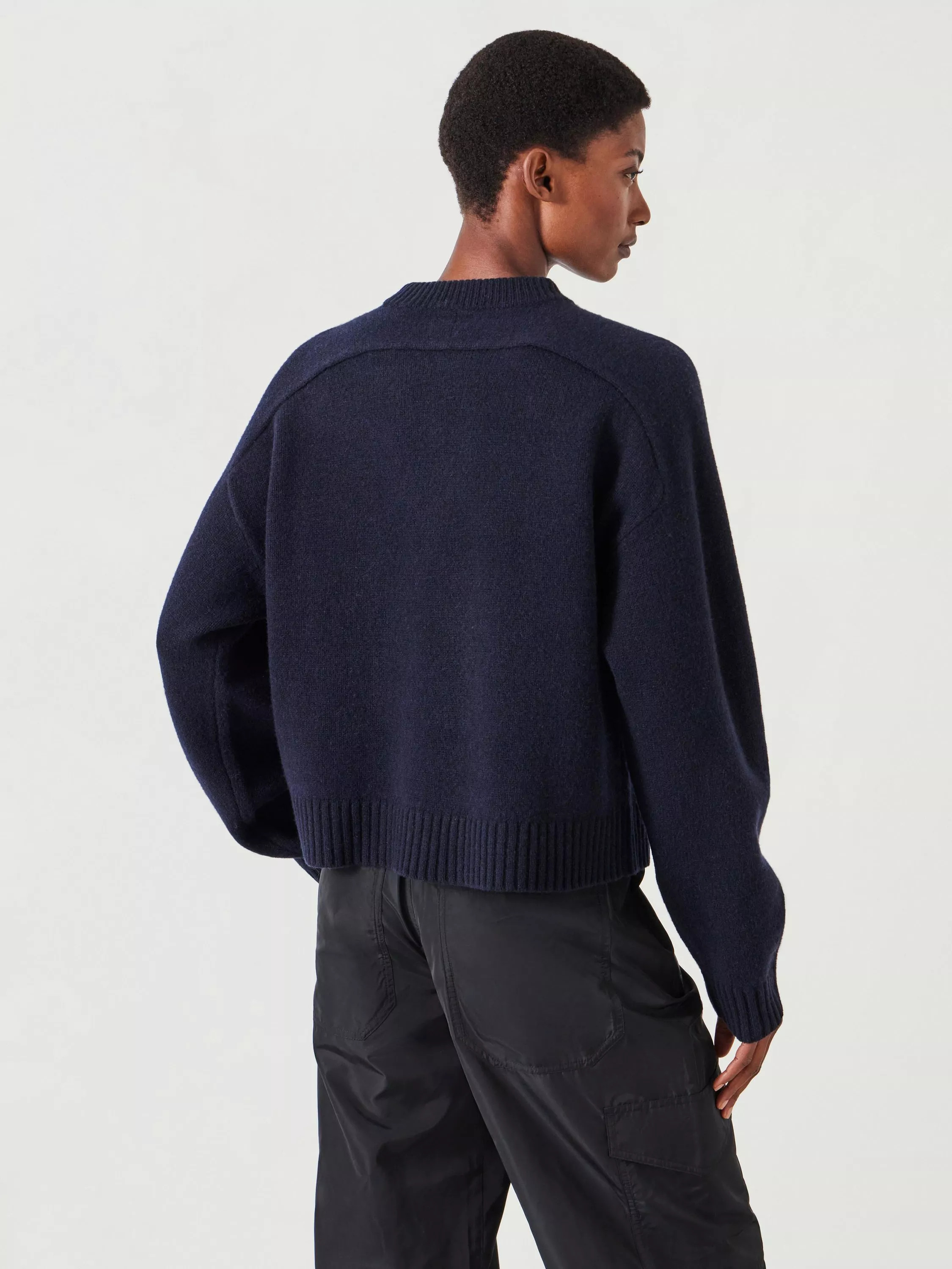 HUSH Nina Pure Merino Wool Crop Jumper | John Lewis (UK)