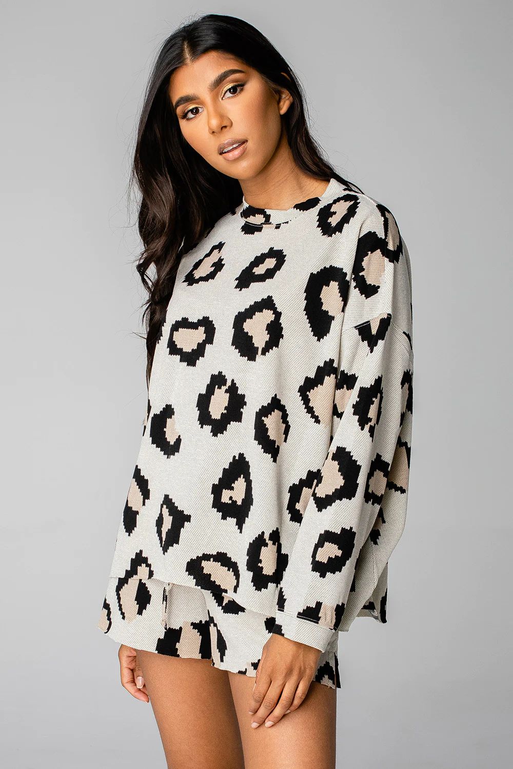 Hailey Loungewear Set - Leopard | BuddyLove