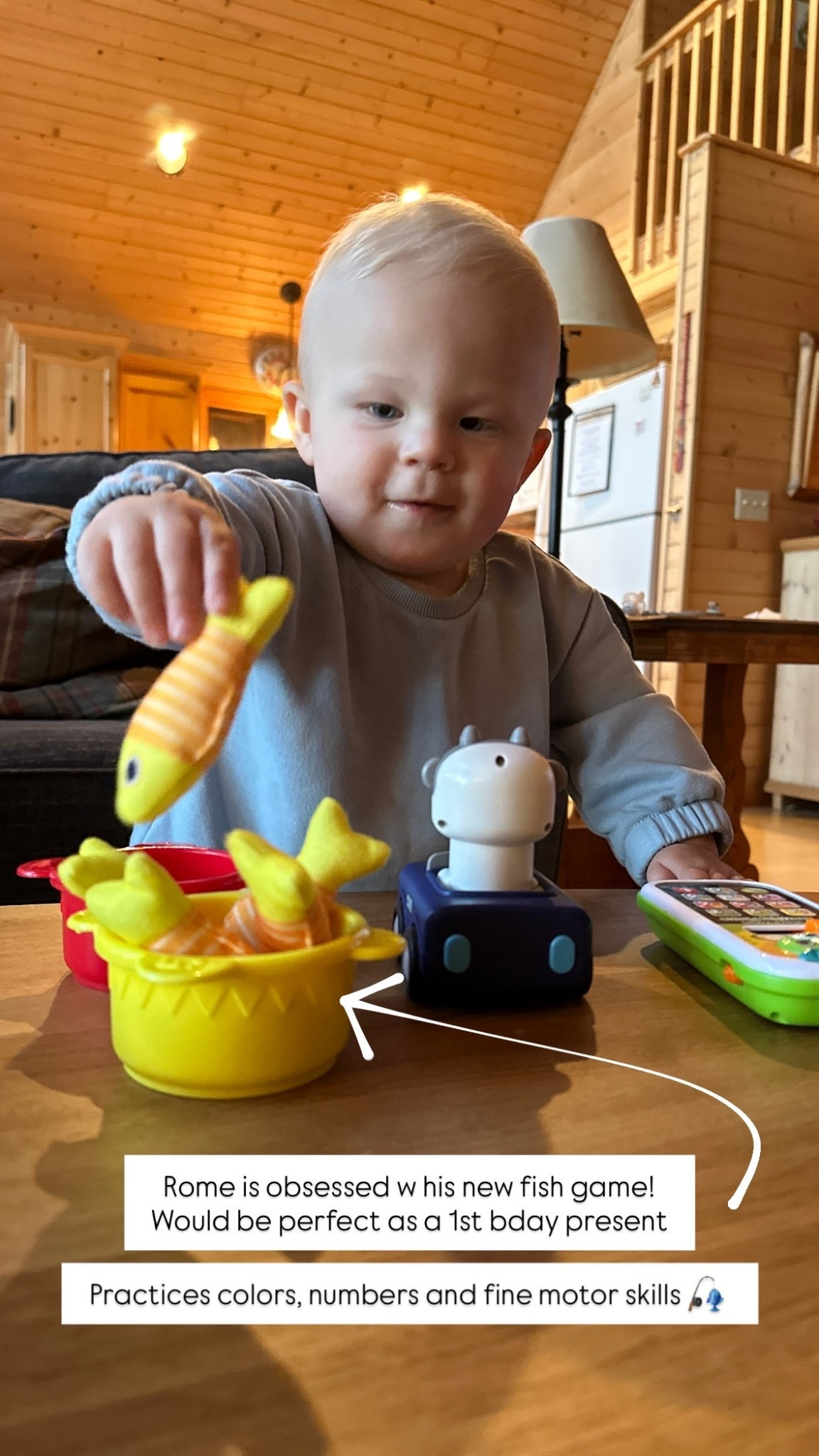 Rome is obsessed w his new fish game! Would be perfect as a 1st bday present Practices colors, numbers and fine motor skills 🎣

#LTKBaby #LTKKids #LTKmomlife