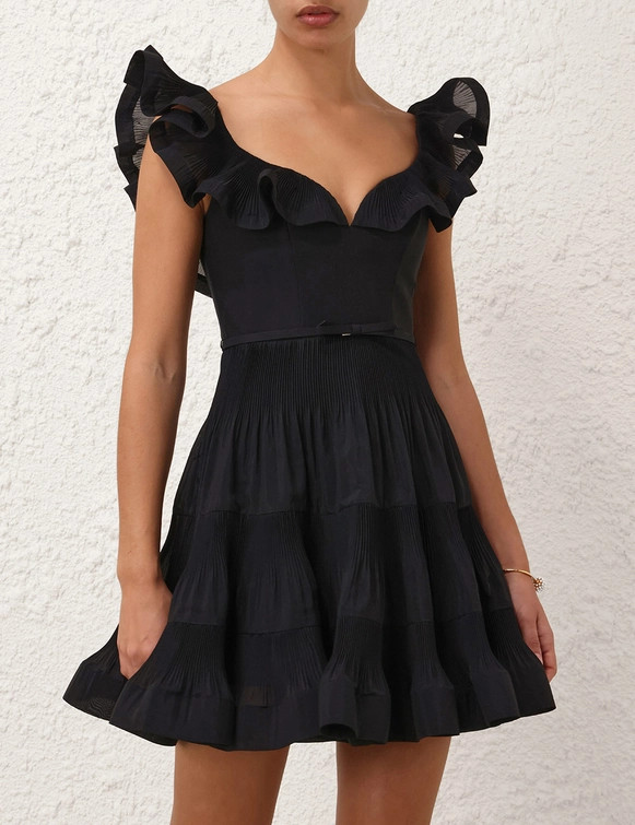 Pleated Frill Mini Dress            
        
            

    
    
    











    

     ... | ZIMMERMANN (US, CA, EU, MENA)