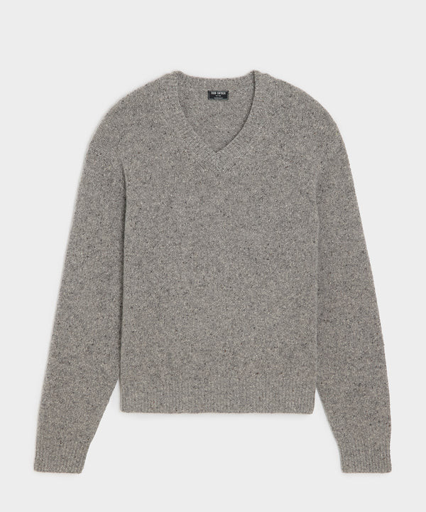 Donegal Cashmere V-Neck Sweater | Todd Snyder