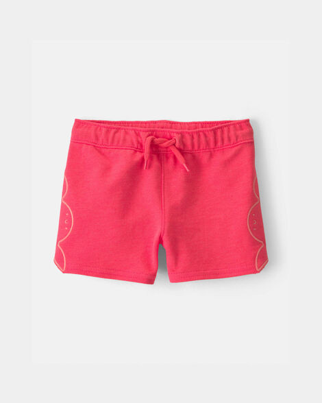 Baby Boy Crab French Terry Shorts - Coral | Carter's Inc