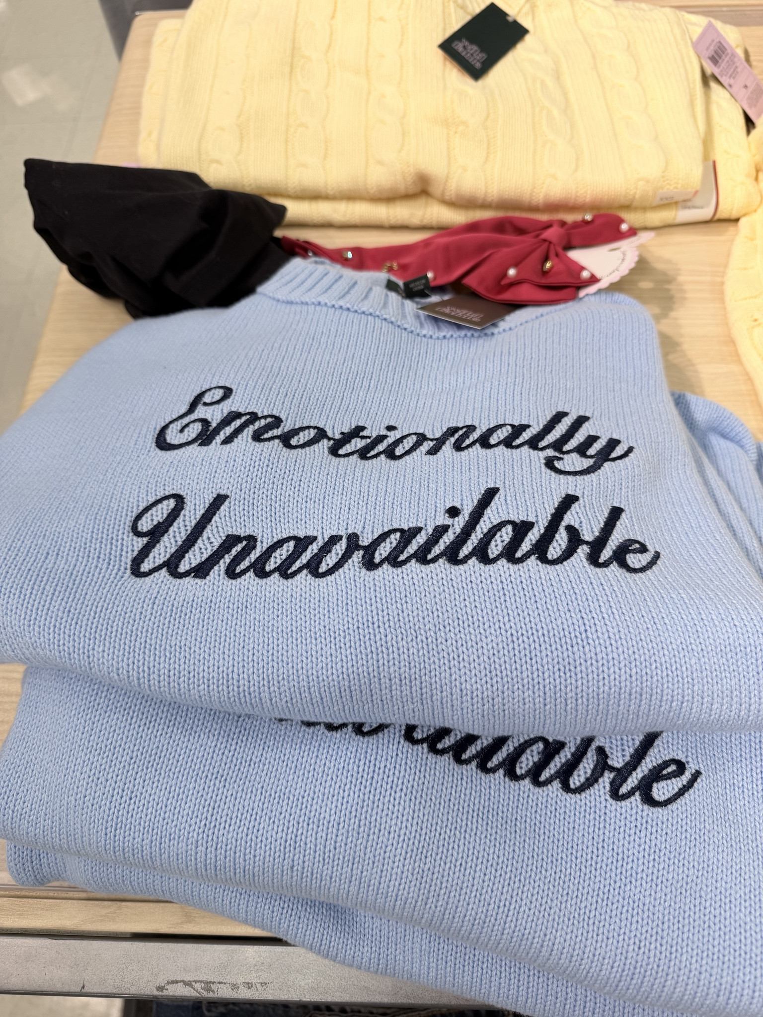 We are just putting it all out there with this sweater! 😂😂 This sweater is Freon the Wild Fable brand, it runs TTS and is $30! 

#LTKootd #LTKSeasonal #LTKFindsUnder50