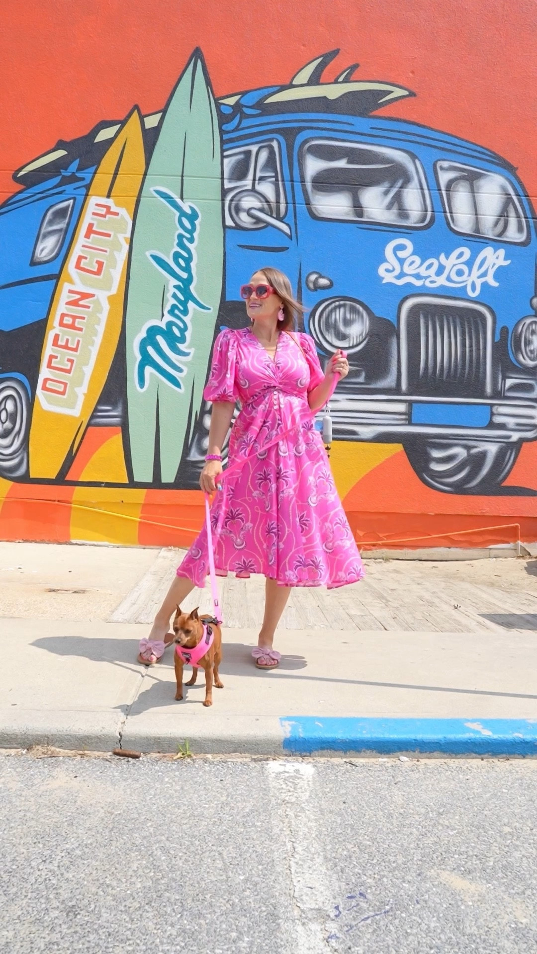 The perfect summer dress and swimsuit combo!! Not to mention Piper’s matching harness. 

#LTKOver40 #LTKTravel #LTKSeasonal