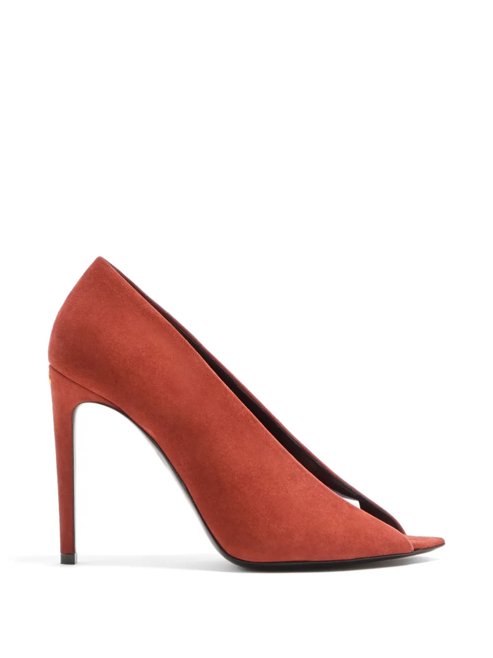 open-toe révélé suede pumps 105mm | Farfetch Global