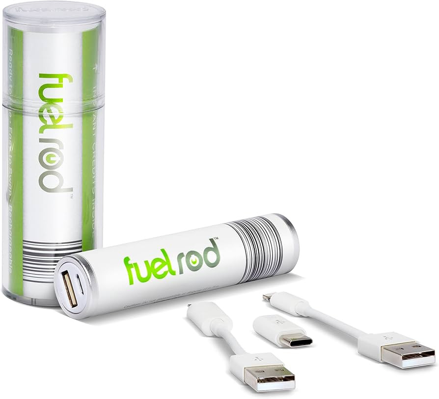 FuelRod Portable Charger Kit - Pack of 2 - Includes All Cables & Adapters Compatible with All Tab... | Amazon (US)