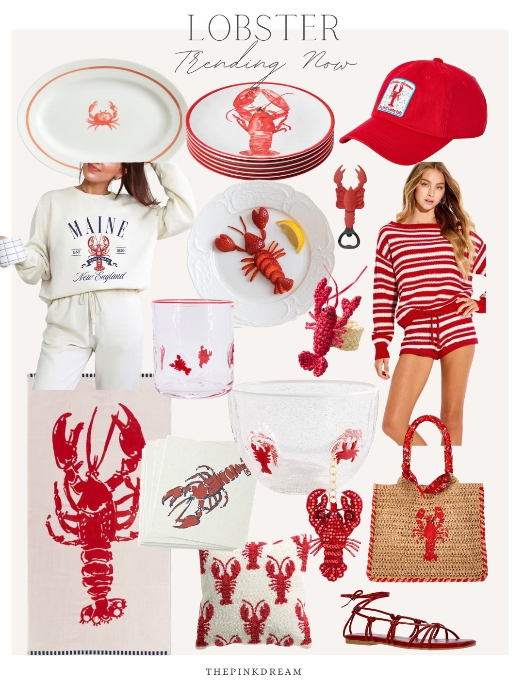 Lobster core 🦞has hit the shelves!! Red it’s also going to be huge this year, specially stripped!

#LTKSeasonal #LTKfoodie