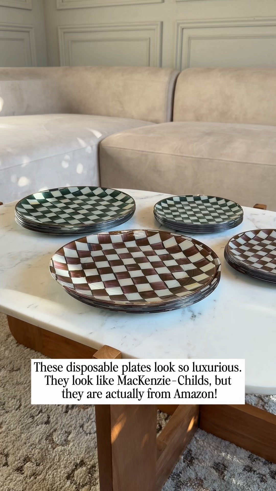 These disposable plates look so luxurious - they look like MacKenzie-Childs, but they’re actually from Amazon!

They come in multiple colors, but they’re selling fast, and some are already sold out!

#LTKHome #LTKSaleAlert