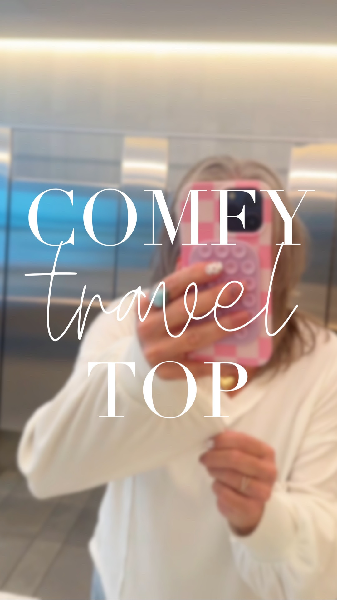 💕Bringing only comfy vibes for travel day! Airport go to outfits is what you will find here. Loveeee this baby corduroy top in all its cuteness with the bubble sleeves and inside out seams!🩷 So many colors give me all of them! 

#LTKTravel #LTKOver40 #LTKMidsize