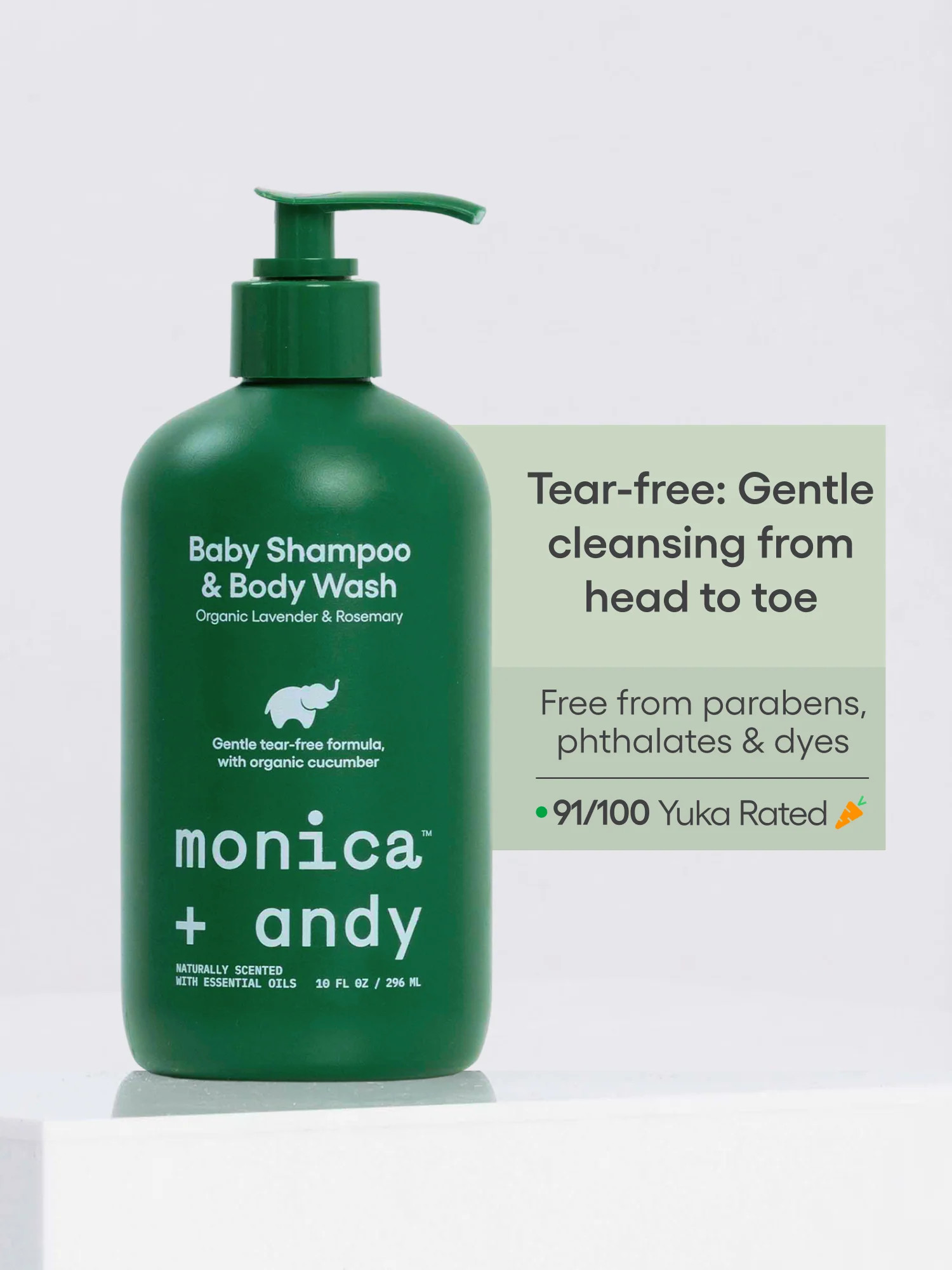 2In1 Baby Shampoo + Body Wash In Lavender & Rosemary In Purple - Monica + Andy | Monica + Andy