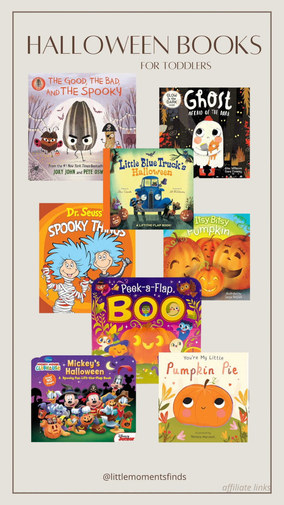 Halloween infant and toddler books

#LTKgiftguide #LTKkids #LTKbaby