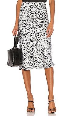 Bardot Mayah Leopard Skirt in Silver Leopard from Revolve.com | Revolve Clothing (Global)