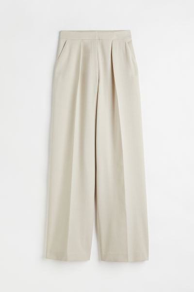 Dress Pants Beige Pants Work Pants Spring Pants Work Wear Business Casual Spring Outfits | H&M (US + CA)
