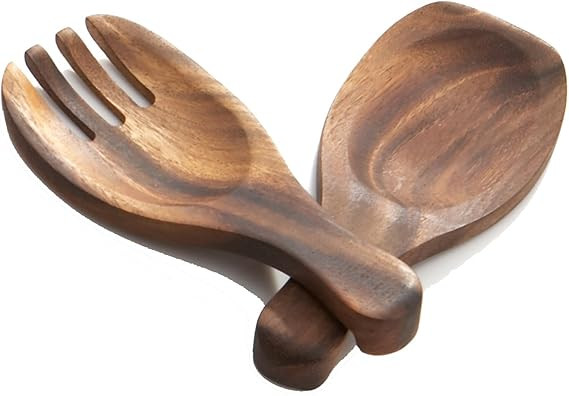 Woodard & Charles Salad Hands, 7 3/8" x 3 1/8", Brown | Amazon (US)