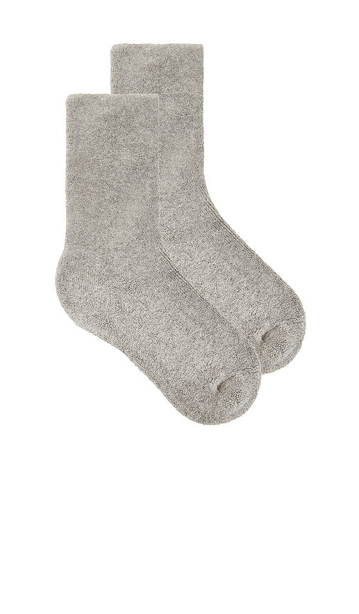 Eterne Lounge Socks in Grey. | Revolve Clothing (Global)