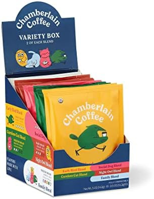 Amazon.com : Chamberlain Coffee Variety Box Single Serve Bags, Includes All 5 Blends of Our Singl... | Amazon (US)