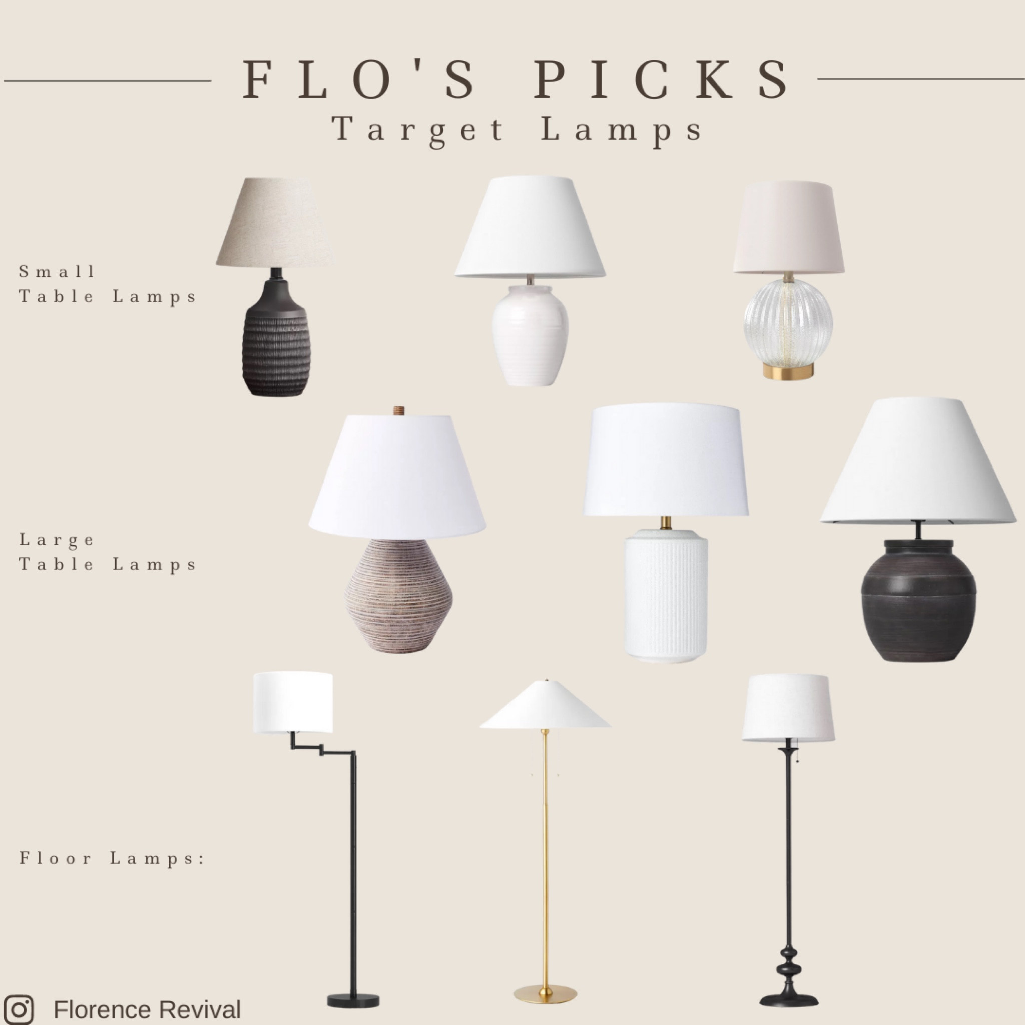 Target has some amazing lamp options right now! I found my favorite small table lamps, large table lamps, and floor lamps! 

*a couple of the lamps and shades are sold separately 

#LTKunder100 #LTKSeasonal #LTKhome