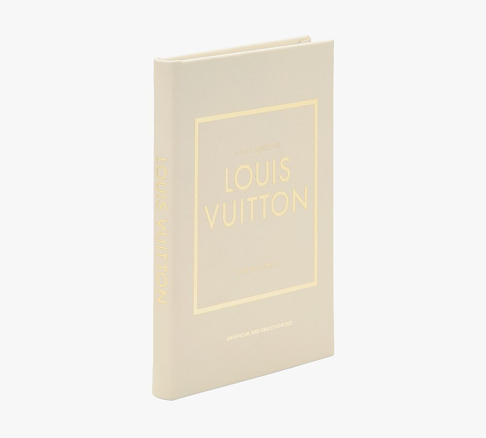 Little Book of Louis Vuitton Leather-Bound Book | Pottery Barn (US)
