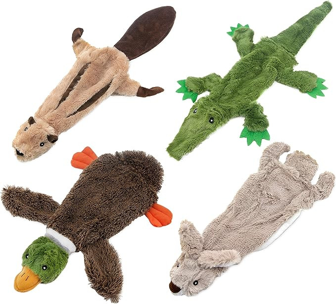 Best Pet Supplies Dog Squeaky Chew Toys Fun Skin,Plush,Log | Amazon (US)