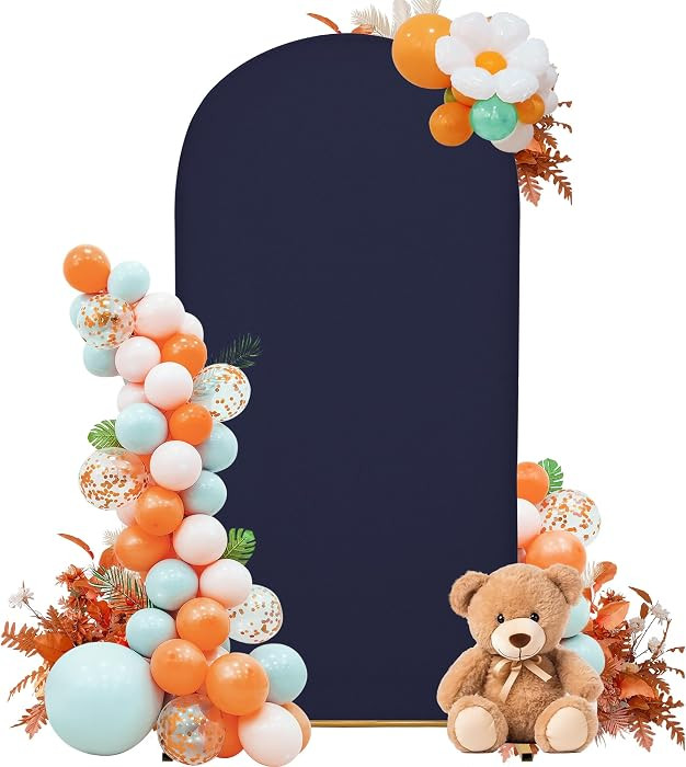 6FT Wedding Arch Cover \u2013 Stretchy Spandex Fabric Backdrop for Arch Stand | Amazon (US)