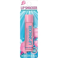 Lip Smacker Flavored Lip Balm, Cotton Candy, Flavored, Clear, For Kids, Men, Women, Dry Kids | Amazon (US)