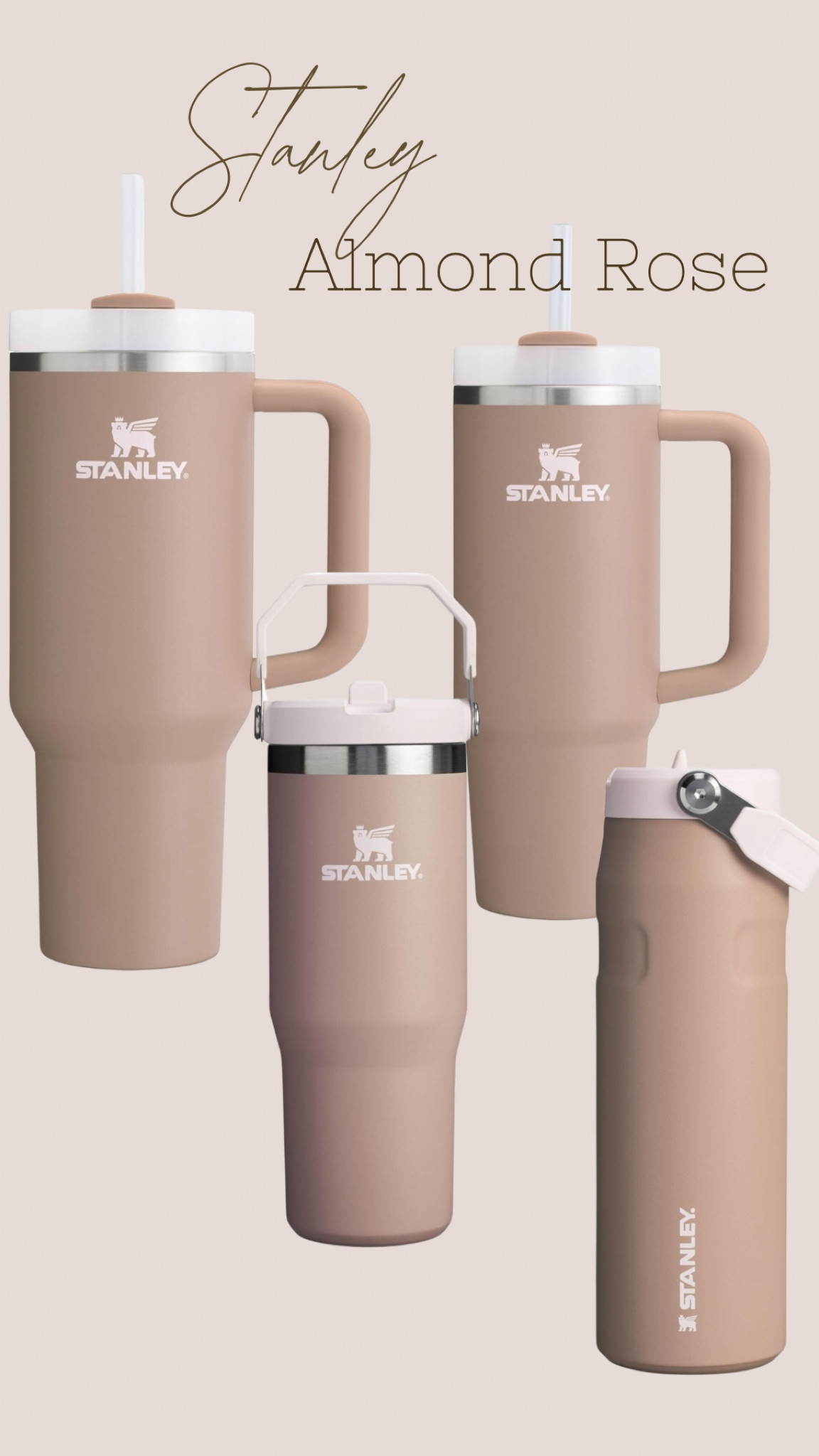 Stanley just dropped a new color and i am obsessed. The rose almond is perfect for the cozy season approaching. I just got my hands on this. Shop yours today!!!

#LTKSaleAlert #LTKTravel #LTKFindsUnder50