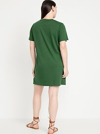 Crew-Neck Mini T-Shirt Dress | Old Navy (US)