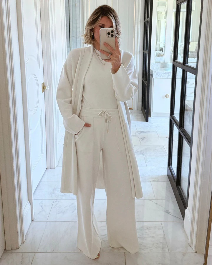 Splendid x @Cellajaneblog Sweater Wide Leg Pant | Splendid