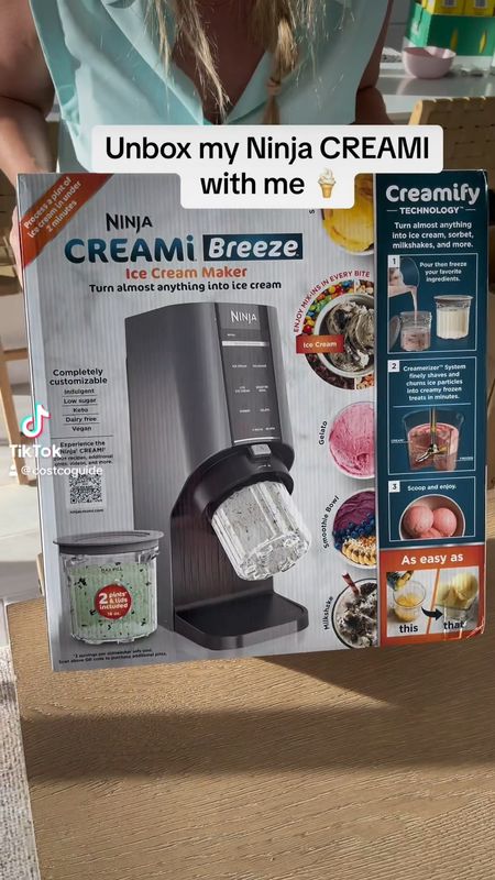 Ninja CREAMI Breeze has been so fun to make tons of easy frozen mostly healthy ice cream and sorbet at home! 

#LTKfamily #LTKFind #LTKhome