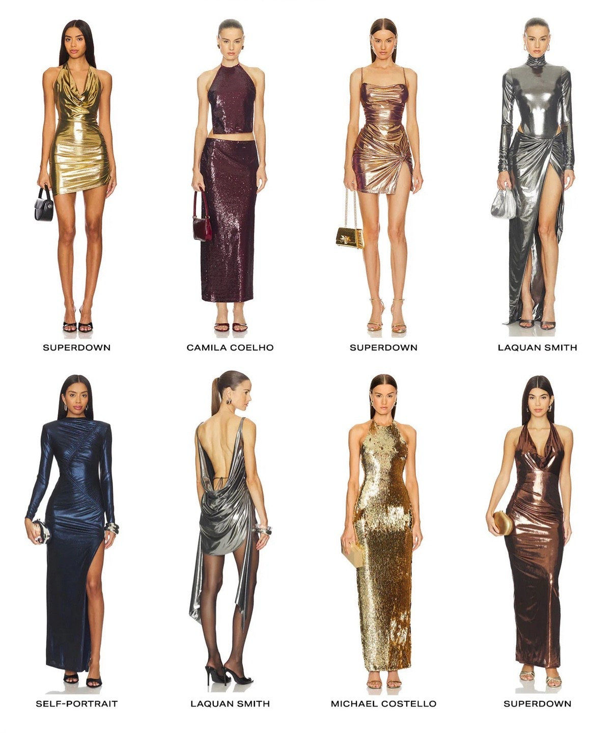 Metallic moments ✨ 
Holiday fashion inspo for any party! 🥂


#metallic dress
#trending 
#mini dress
#maxi dress
#silver dress
#gold dress
#sparkly dress
#new years eve dress
#new years outfit 
#christmas party dress 
#date night
#black tie
#low back dress
#dress under $100
#long sleeve dress 
#style inspo
#designer fashion 
#winter wedding 
#new years eve fashion inspo
#revolve holiday
#revolve fashion
#revolve finds 
#ootd

#LTKHoliday #LTKSeasonal #LTKootd
