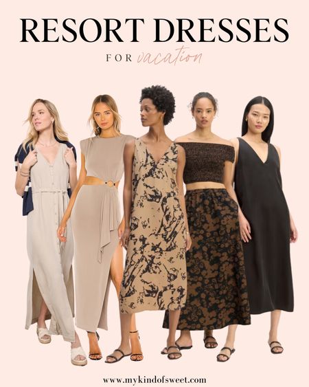 I love these dresses for resort vacations! This Everlane Smock Top and Maxi Skirt are the perfect combo. Wear the Evereve Maxi Dress for a stylish look and the Revolve Encore Dress for a fancy dinner out. 

#LTKTravel #LTKStyleTip #LTKSeasonal