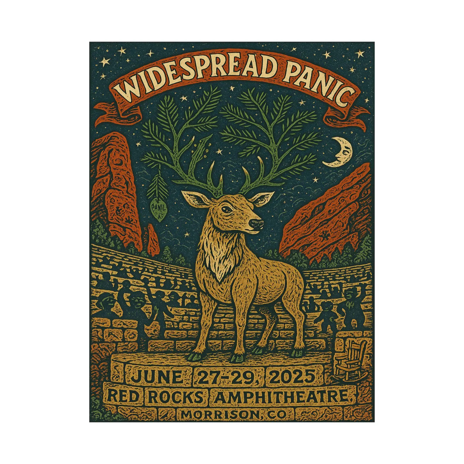 Widespread Panic Red Rocks Amphitheater June 27-29 2025 in Morrison Colorado | Etsy (Global)