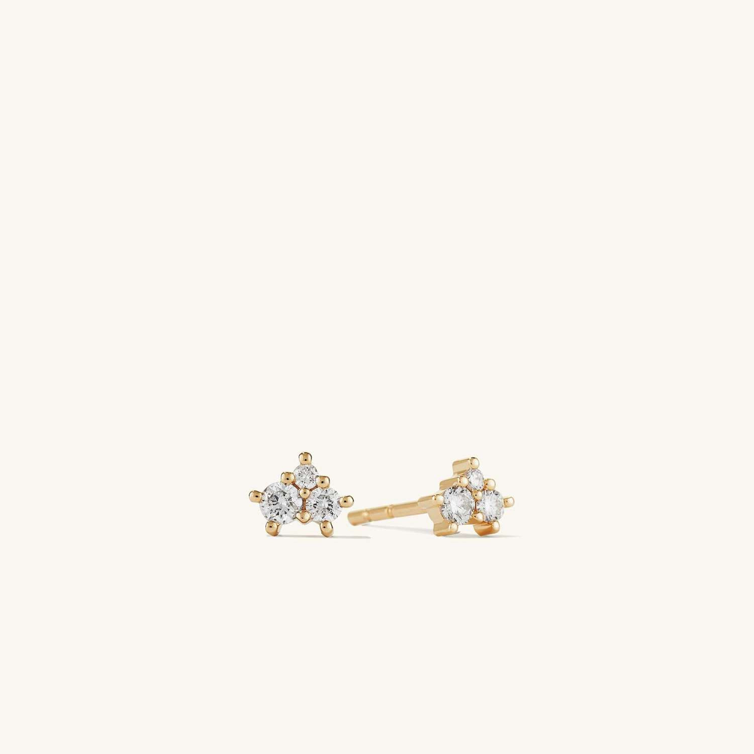 Diamond Mini Cluster Studs - $350 | Mejuri (Global)