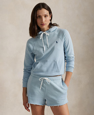 Women's Shrunken Fit Fleece Hoodie Sweatshirt | Macy's