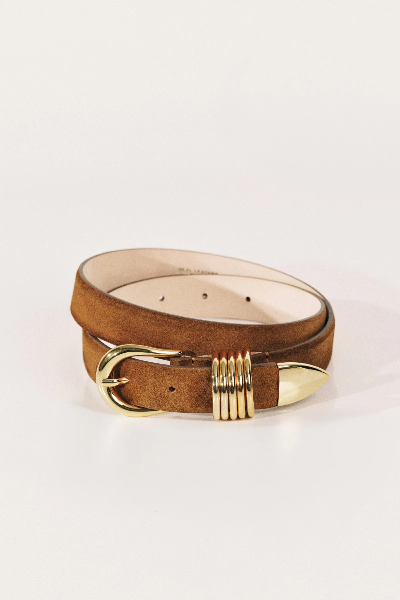 HOLLYHOCK OCHRE SUEDE GOLD | Déhanche